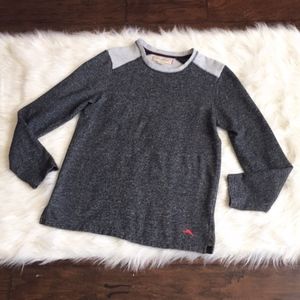 Tommy Bahama gray pull over shirt size: S/CH